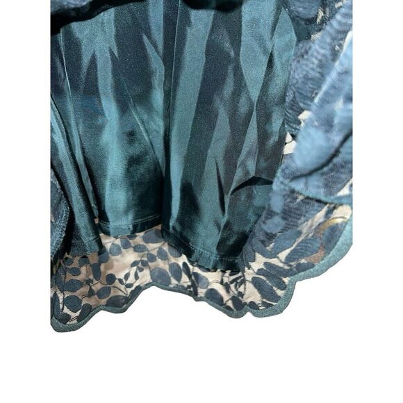 Garnet Hill Emerald Green Lace Boheme Dress Size 0 Great Cond. - Picture 5 of 10